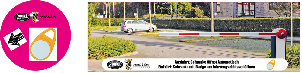 Ostermundigen Zollgasse Badge und Schranke